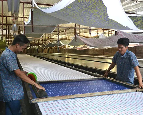 Hand screen printing