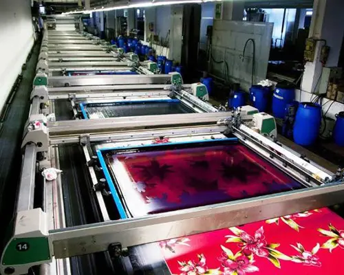 Machine screen priniting